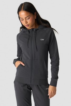 ICANIWILL - Activity Zip Hoodie Dark Grey - Damen - ICIW