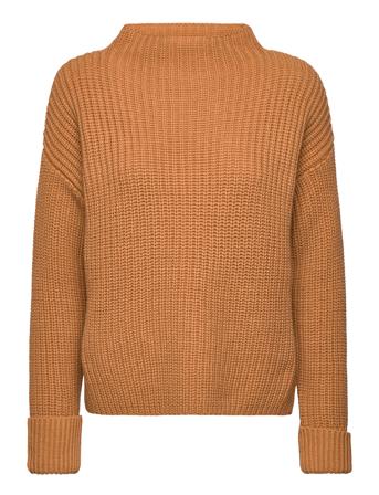 Slfselma Ls Knit Pullover Noos Pullover Brun Selected Femme*Betinget Tilbud