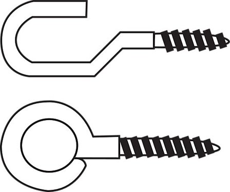 ARVID NILSSON SPIRALKROK OG ØYESKRUE 10+10STK