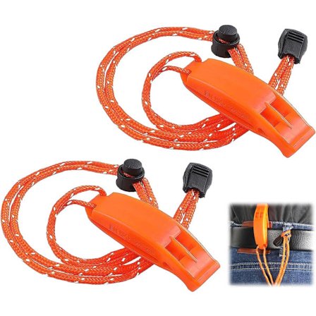 Pilli viheltimellä, heijastavalla narulla, 2 kpl hätäpilliä, turvallisuus selviytyminen ulkona, vaellus, vuorikiipeily, veneily ja signaalitoiminta