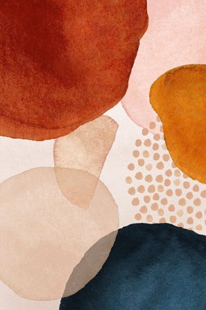 Venture Home - Poster Circles - Beige - Posters - 70X100 - Från Homeroom