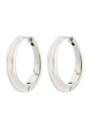 Pilgrim Harrison Hoops Silver-Plated Smycken & klockor Dam Silver ONESIZE