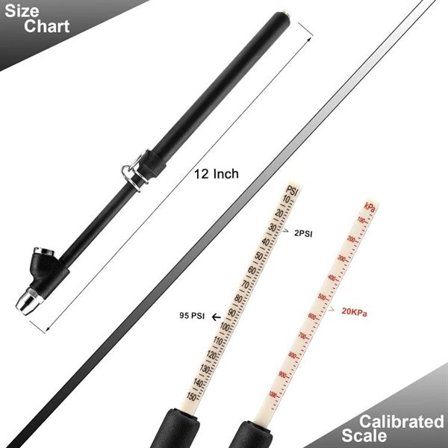 Manuel dæktryksmåler