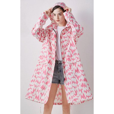 Sadetakki Pitkä sadetakki Ulkoilu matkustaminen muodikkaat Mukava hengittävä ja vedenpitävä XL