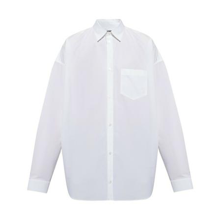 Balenciaga, Casual Shirts Wit, Heren, Maat:XL