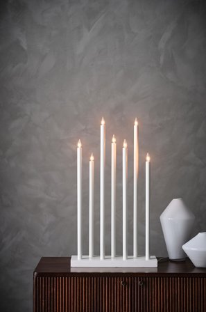 Jotex - HOLY el-lysestake White - Kjøp Adventsstaker hos Jotex