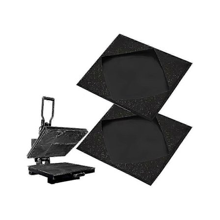 2 STK Varme Presse Plate Omslag, Varmebestandig Beskyttelse kompatibel med Beskyttelse av Sublimerings Varme Pres