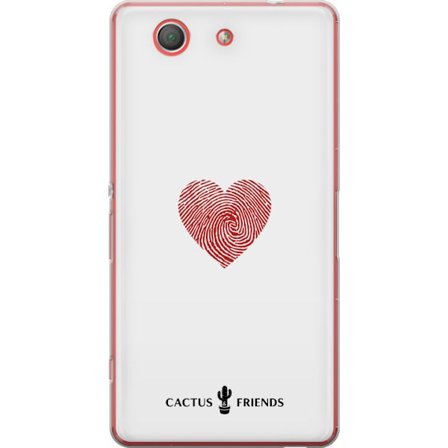 Yhteensopiva Puhelinkuori Sony Sony Xperia Z3 Compact Cactus and Friends - Fingerprint Love