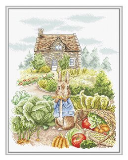 Stickpackung Bild Gartenarbeit