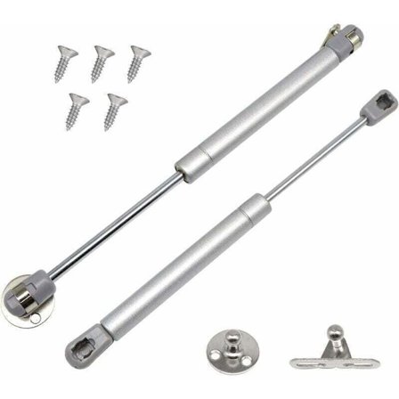 2 kpl kaasujousia 60N/6kg, pehmeästi sulkeutuvat hydrauliset vaimentimet keittiön kaappeihin ja vaatekaappeihin, yhteensopivia eri merkkien kanssa