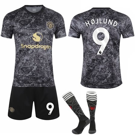 24-25 Manchester United Special Edition Barn Fotbollströja Set No.9 Hojlund