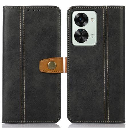 Oneplus Nord 2t 5g Plånboksfodral Dual Magnetic - Svart