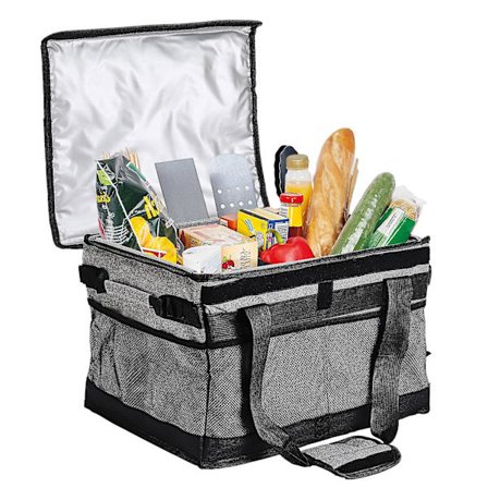 Picnic Kurv Foldbar Grill Udendørs Camping Opbevaringsboks Bbq Krydderi Sorteringspose