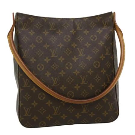 Louis Vuitton Vintage, Pre-owned Canvas louis-vuitton-bags Bruin, Dames, Maat:ONE Size