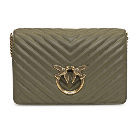 Pinko, Shoulder Bag Groen, Dames, Maat:ONE Size