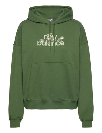 New Balance Flower Hoodie - Green - L