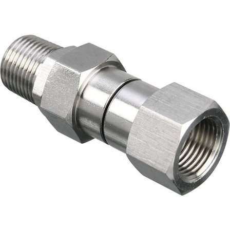 Pressure Washer Swivel 3/8" Npt Male Thread Fitting Stainless Steel 4500 Psi