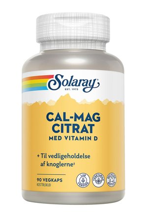 Solaray Cal-Mag med D-vitamin 90 kaps., Helse & Madvarer, Vitaminer, D-vitamin