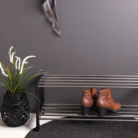 House Nordic Kaia Skoställ Metall Svart