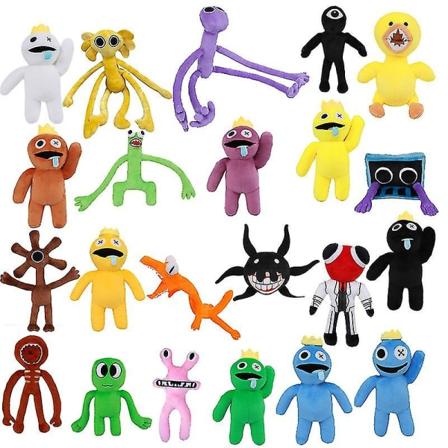 30 cm Rainbow Friends Plysjleke tegneseriespill Karakterdukke Green