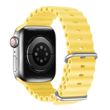 DUX DUCIS Apple Watch 38/40/41/42 mm mm Armband Wave Design Gul