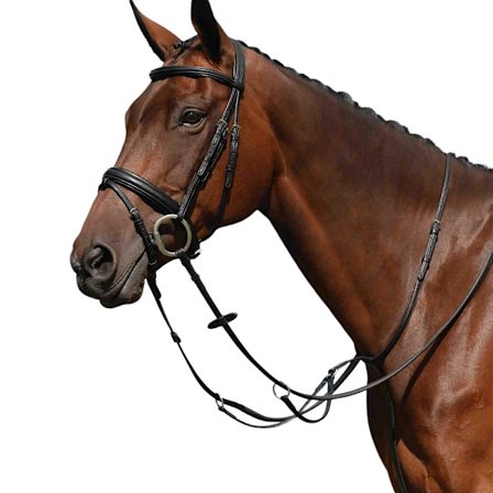 Collegiate Syntovia+ Plain Flat Running Martingale Warmblood Bl
