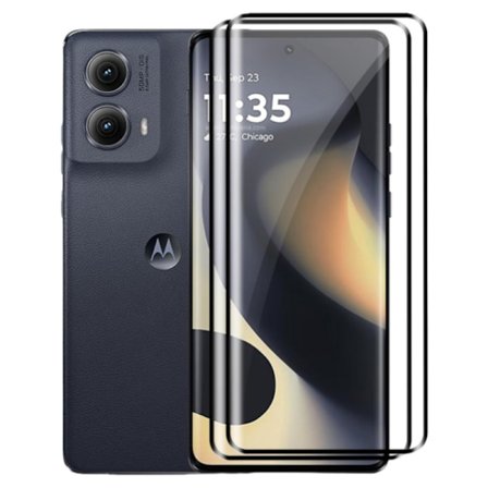 2 stk Moto Edge 50 Pro Kompatibel Skærmbeskytter i Hærdet Glas - Stød-, Støv- og Fingeraftryksafvisende Moto Edge 50 Pro