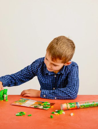 Plus-Plus Plus-Plus Elephant / 100 Pcs Tube - Green - ONE SIZE