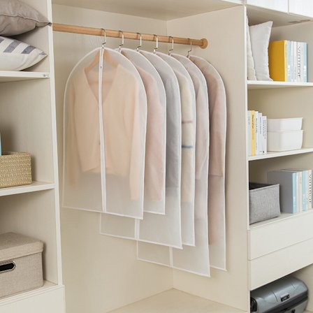 10 stk. - Klær oppbevaringsposer Klær dekker Beskyttende støv for oppbevaring Plast