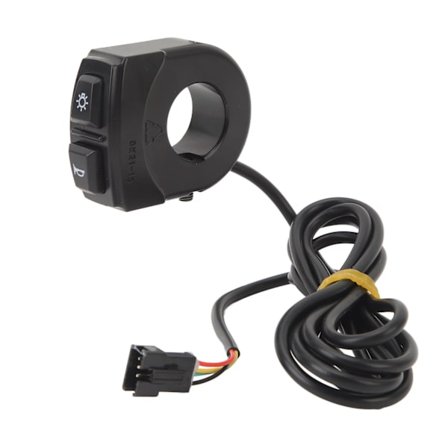 DK21 1S El-sykkel Lysbryter El-sykkel Hornlys Bryter El-sykkel Litiumbatteri Konverteringstilbehør