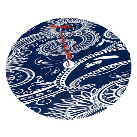 Ba-Pe Juletræstæppe, Blødt og Sjovt Glædelig Jul Træ Krave Bondehus Xmas Juledekoration[D]