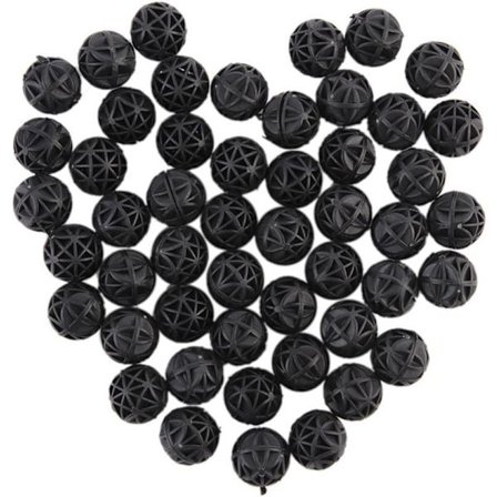 100 Stykker Akvarium Filter Bio-kugler Til Filtration Ren Bio-kugle