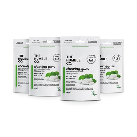 The Humble Co. - Natürliche Kaugummi - 4x Fresh Mint