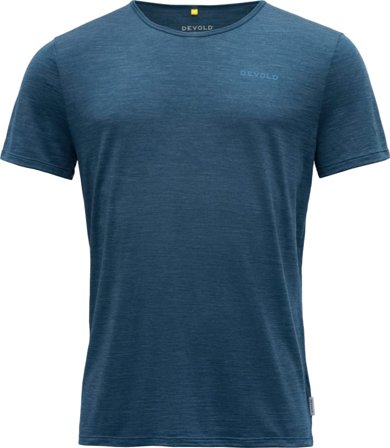 Devold Kolåstinden Man Tee Men short-sleeved sweaters Blue XXL