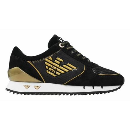 Emporio Armani EA7 Sneakers , Zwart , Dames , Maat: 37 EU