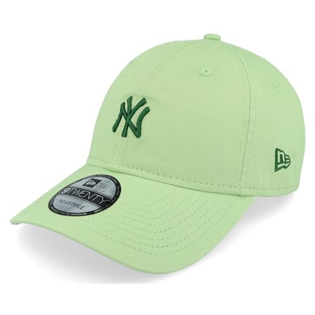 New Era - MLB Groen unconstructed Cap - New York Yankees Mini Logo 9TWENTY Green Dad Cap @ Hatstore