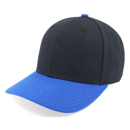 Richardson - Svart adjustable Keps - 514 Combination Black/Royal Adjustable @ Hatstore