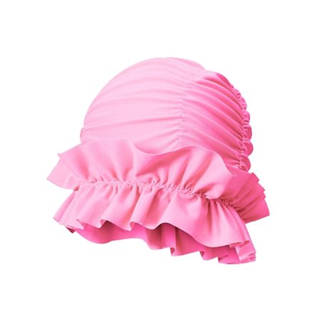 Badmössa Snabbtorkande Krusad Kant Badmössa för Långhåriga Kvinnor