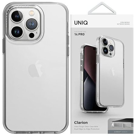Uniq Clarion-deksel til iPhone 14 Pro gjennomsiktig/Lucent klar