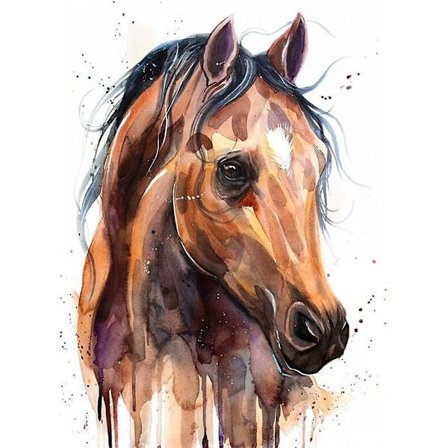 Diy 5d Diamantmaleri Kit Til Hjemmeindretning Hest Fuld Rhinestone Diamantmaleri Sæt Til Voksne Børn Runde Sten Diamantkunst Til Jul 30x40cm