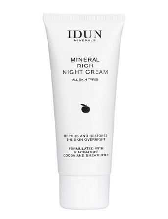 IDUN Minerals Mineral Rich Night Cream - Nude - 50 ml