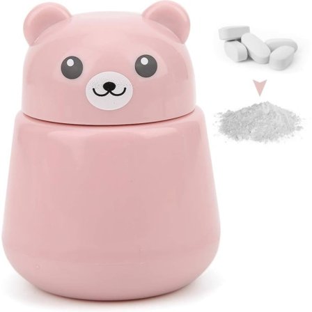 IC Pillerkvarn, Bärbar Söt Djur Pillerkvarn Baby Medicin