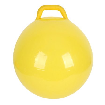 Voksen Hoppebold Hoppebold Hoppebold Med Håndtag Gul