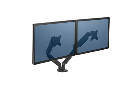 FELLOWES Platinum Series Dual Monitor Arm monteringssett - justerbar arm - for 2 skjermer - svart