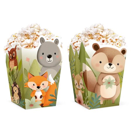 Skogens Vänner - Popcornbägare 6-pack - Kalaslagret.se