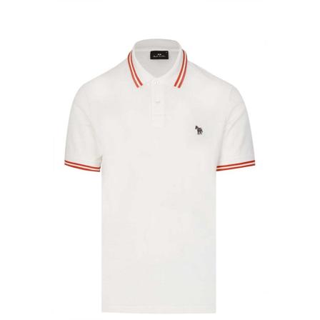 Paul Smith, Regular FIT Polo S Wit, Heren, Maat:2XL,gestreept