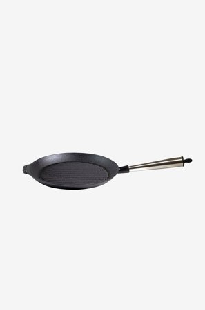 Carl Victor - Grillpanne i støpejern diameter 28 cm - Svart - Stekepanner & grillpanner - Fra Homeroom