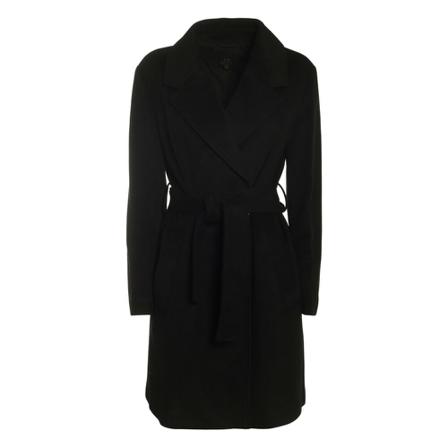 Armani, Double-Breasted Coat Zwart, Dames, Maat:S