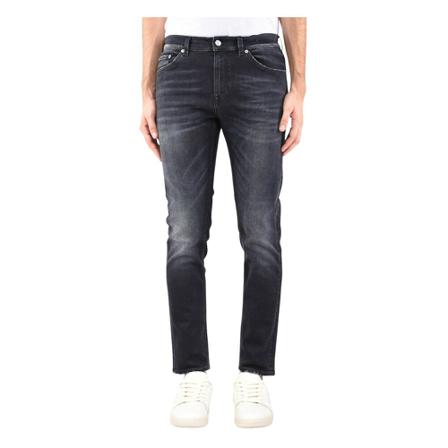 Mauro Grifoni, Slim-fit Jeans Zwart, Heren, Maat:W35,Katoen