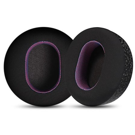 Ersättningsöronkuddar för Microsoft Surface Headphones 1 & 2 - Svart/Lila Ice-Feel Läder - 2-pack